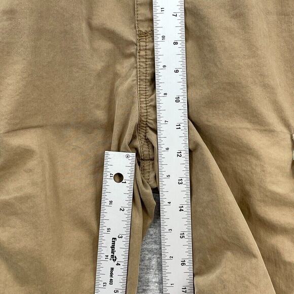 Wrangler Shorts Mens Medium Brown Cargo PullOn Performance Hybrid Hiking Casual - Picture 6 of 11
